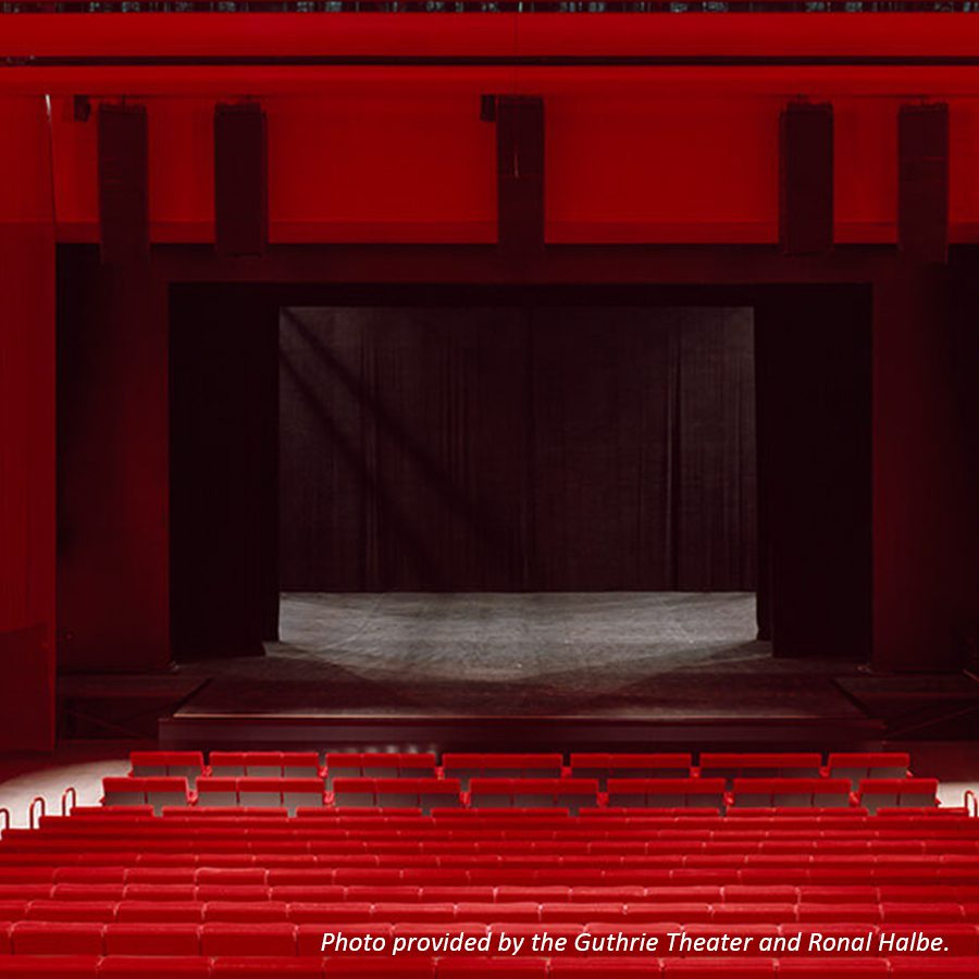 The 700-seat McGuire Proscenium Stage. Photo by Roland Halbe.